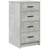  Kreveta s ladicama Beton siva 40 x 41 x 75 cm Konstruirano drvo | shoptok.hr