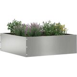vidaXL Robovi trave 6 pcs srebrna 40 x 40 x 13 cm Cinkana jeklena | Shoptok.si