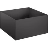 Vrtna saksija 2 kom. Crna 40 x 40 x 30 cm Čelična vrata | shoptok.hr