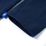  Dječja majica dugih rukava modra prošarana 128 | shoptok.hr