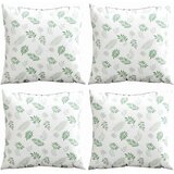  Razprševne blazine List 4 pcs Vzorec lista 50 x 50 cm Poliester, (5000202686) | Shoptok.si