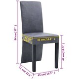  jedilni stol, siva | Shoptok.si