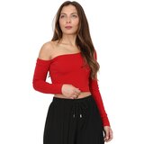 La Modeuse Topi & Bluze 70636_P165080 Rdeča Cene