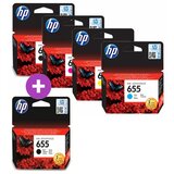 HP komplet kartuš nr.655 (2 x BK + C/M/Y), original Cene