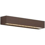 QAZQA Industrijska zunanja stenska svetilka rjave barve 38 cm vklj. LED IP65 - Hannah Cene
