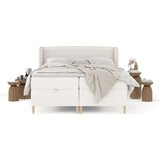 Maison de Rêve Krem boxspring krevet s prostorom za odlaganje 160x200 cm Monpelli – | shoptok.hr