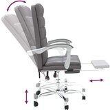  Pisarniški stol sivo umetno usnje, (20669195) | Shoptok.si