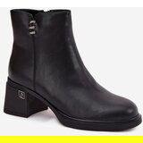VINCEZA Leather Insulated Women's Ankle Boots on Block | Shoptok.si