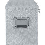 Aluminijska kutija 90,5 x 35 x 40 cm srebrna | shoptok.hr