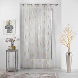 Douceur d intérieur Bež/v zlati barvi prosojna zavesa 140x280 cm Sunny – | Shoptok.si