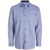 Jack & Jones Srajca 'ROYAL' golobje modra / svetlo modra / bela | Shoptok.si