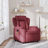 The Living Store Masažni stol vinsko rdeče blago - Masažni Naslanjač, (21572678) | Shoptok.si