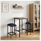 vidaXL Barska stolica 2 kom. Plava 40 x 32 x 64 cm Konstruirano drvo - Plava 2 40 x 32 x 64 cm Cijene