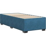 vidaXL Posteljni okvir moder 90x200 cm žamet | Shoptok.si