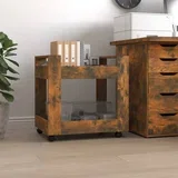za radni stol boja dimljenog hrasta 60x45x60 cm drvena