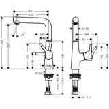 Hansgrohe Talis S 210 Chrome baterija (slavina) za umivaonik sa odlivnim ventilom sifona pop-up 72105000 | ePonuda.com