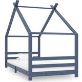 Maison Chic Otroška postelja - Otroški ležaj - Otroški posteljni okvir siv iz trdne borovine 90x200 cm, (21698353) | Shoptok.si