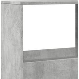  Regal za knjige boja betona 100x33x155,5 cm konstruirano drvo | shoptok.hr