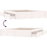  Posteljni okvir s predali bel 150x200 cm 5FT, (20646456) | Shoptok.si