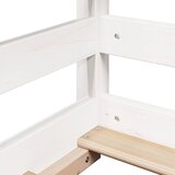  Dječji krevet s krovom bijeli 90 x 190 cm od masivne borovine | shoptok.hr