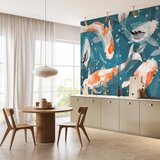  Foto tapeta - Koi Fishes - Second Variant 450x315 Vodootporna | shoptok.hr