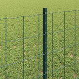 Euro ograda s postom 10 x 0,8 m Čelik premazan PVC-om Zelena | shoptok.hr