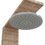 vidaXL Zunanji tuš bež 50x55x224 cm poli ratan in akacijev les | Shoptok.si