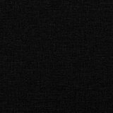  Otroški posteljni okvir z vznožjem Črna 90 x 200 cm blago, (5000104648) | Shoptok.si