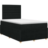  Boxspring krevet s madracem Crna 120 x 190 cm Tkanina Slike