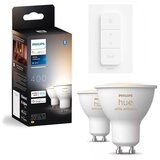  Komplet 2x prigušiva LED sijalica Philips Hue WHITE AMB. GU10/4,2W/230V + prekidač za prigušivanje Cene