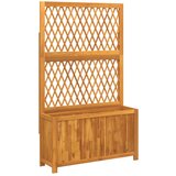 Maison Chic Cvetlično korito - Cvetlični Lonec z mrežo 100x32x165 cm trdna akacija, (21789153) | Shoptok.si