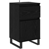 vidaXL Strani šal Črni hrast 35 x 40 x 70 cm Konstruiran les | Shoptok.si