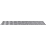  Stepenica Pravokutni 4 pcs Srebrno 100 x 40 cm Aluminij | shoptok.hr