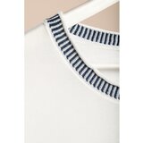 Fenzy Majica Z Okrasnimi Detajli, Bela | Shoptok.si