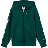 Champion Puloverji Hooded Full Zip Sweatshirt Zelena Cene