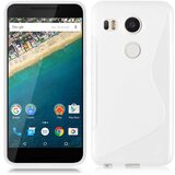  Gumijasti / gel etui S-Line za LG Nexus 5X - beli Cene