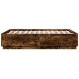  Okvir za krevet boja hrasta 135x190 cm konstruirano drvo | shoptok.hr