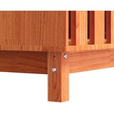  Kućica za pse Vosak smeđa 90 x 60 x 67 cm Čvrsto borovo drvo | shoptok.hr