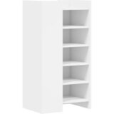 Furnova Omarica za čevlje bela 52x37,5x100 cm inženirski les, (21954722) | Shoptok.si