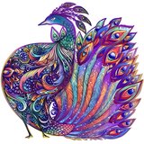 IZMAEL Drvene puzzle - Peafowl/ L Cijene