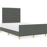  Krevet od tamno sive tkanine 120x200 cm | shoptok.hr