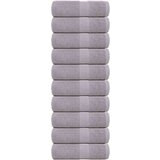 vidaXL Ručnici za pranje 10 kom sivi 30 x 30 cm 360 gsm 100 % pamuk | shoptok.hr