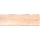 vidaXL Mizna plošča 200x60x4cm neobdelana trdna hrastovina naraven rob | Shoptok.si