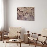  Slika - Watercolour abstraction - powder pink marble with gold accents 90x60 Standard | shoptok.hr