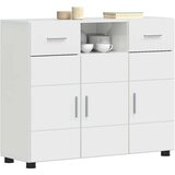 Strani šal z vrati Bela z visokim sijajem 88.5 x 30.5 x 73 cm, (5000068979) | Shoptok.si