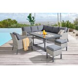 Amatio LOUNGE GARNITURA tkanina aluminij | Shoptok.si