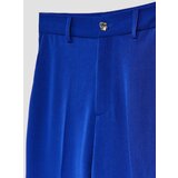 Marisse Blue Wide-Leg Creased Trousers | ePonuda.com