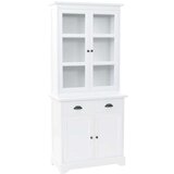 vidaXL Velška komoda s 4 vrata od MDF-a i borovine 80 x 40 x 180 cm | shoptok.hr