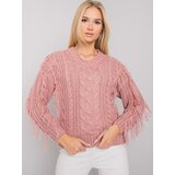 RUE PARIS Sweater-CA-SW-3746.06-dark pink | Shoptok.si