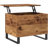  Stolić za kavu boja staro drvo 60x44,5x45 cm konstruirano drvo | shoptok.hr